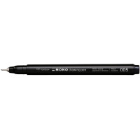 Tombow Fineliner MONO drawing pen, schwarz, Strichstärke 08