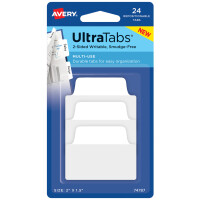 AVERY Zweckform Haftstreifen UltraTabs Weiß, 50,8 x...