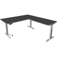 kerkmann Sitz-Steh-Schreibtisch mit Anbau Move Professional