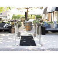 Securit Absperrsystem RETRACTABLE - Inforahmen, chrom