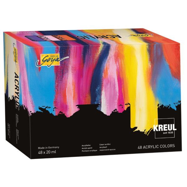 KREUL Acrylfarbe SOLO Goya Acrylic, 20 ml, 48er-Set
