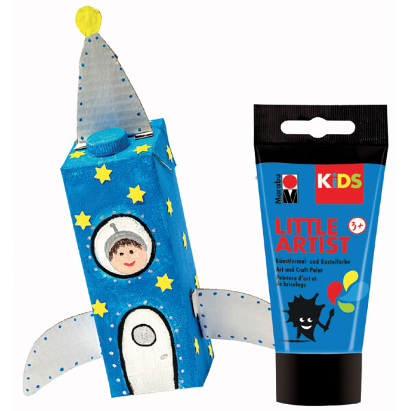 Marabu KiDS Bastelfarbe Little Artist, 75 ml, schwarz