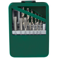 BRÜDER MANNESMANN Gewindeschneide-Satz, 15-teilig