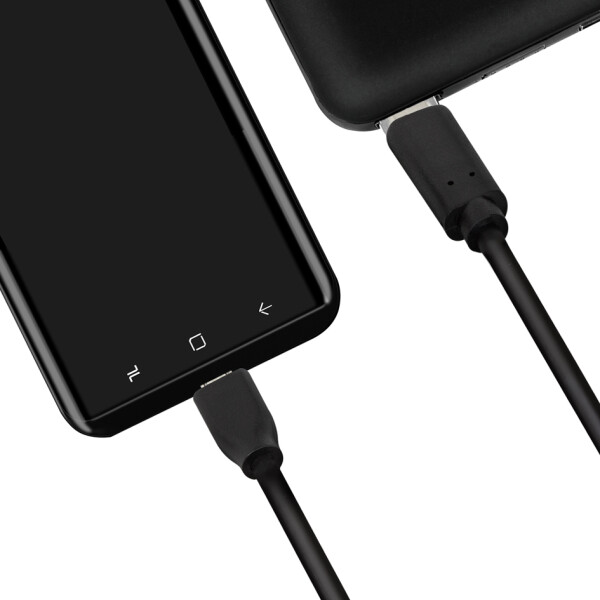 LogiLink USB 2.0 Kabel, USB-C - Micro-USB Stecker, 1,0 m