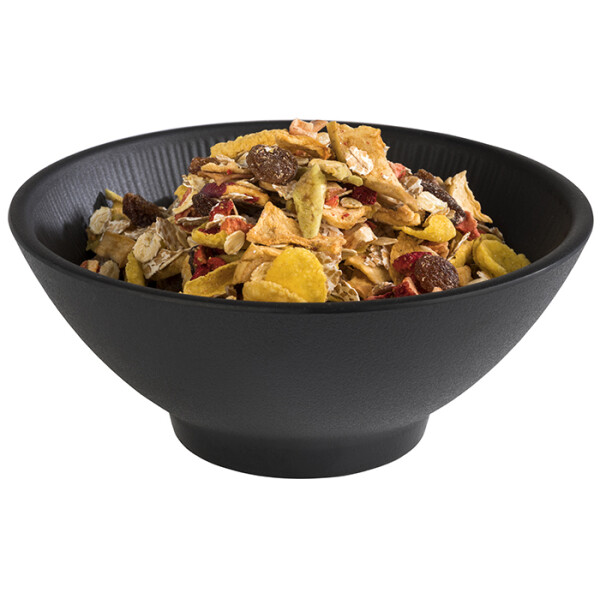 APS Schale NERO, rund, Durchmesser: 190 mm, schwarz