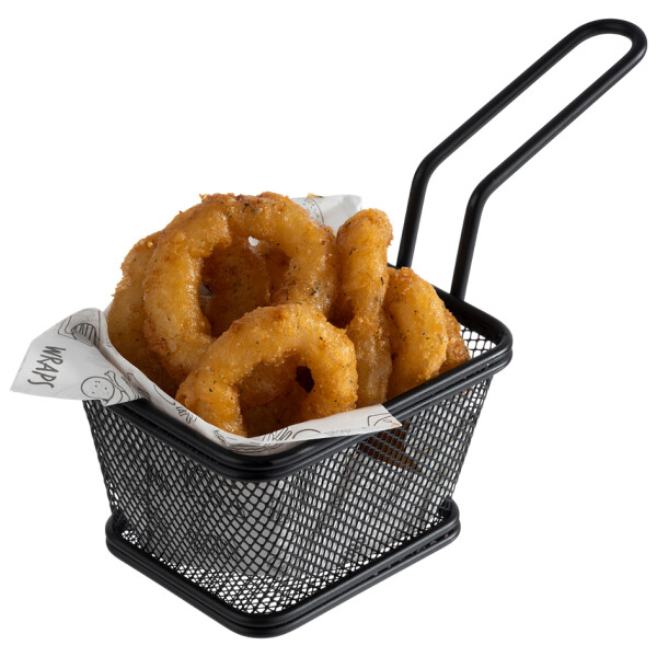 APS Servier-Frittierkorb SNACKHOLDER, 100 x 85 mm, schwarz