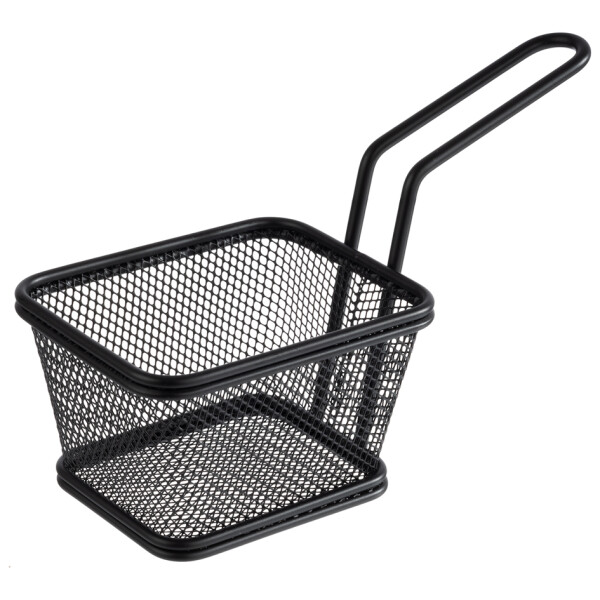 APS Servier-Frittierkorb SNACKHOLDER, 100 x 85 mm, schwarz