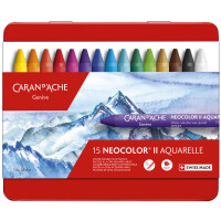 CARAN DACHE Aquarell-Wachsmalstift NEOCOLOR II, 10er Etui