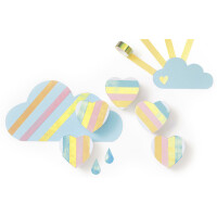 folia Deko-Klebefilm Magic Rainbow Tape inkl. Abroller