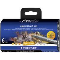 STAEDTLER Fasermaler pigment brush pen "Greys & Caramels"