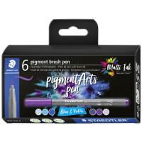 STAEDTLER Fasermaler pigment brush pen "Greys & Caramels"