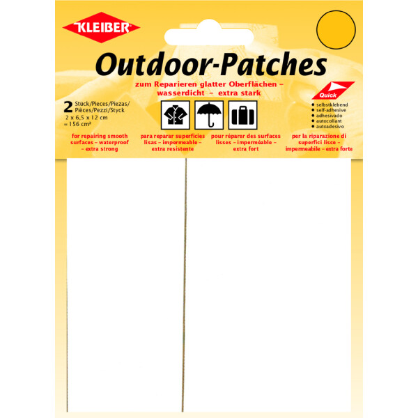 KLEIBER Outdoor-Patches, selbstklebend, 65 x 120 mm, neon-