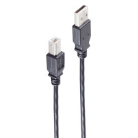 shiverpeaks BASIC-S USB 2.0 Kabel, A-Stecker - B-Stecker