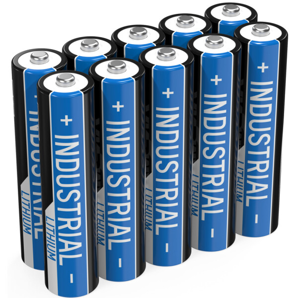 ANSMANN Lithium Batterie "Industrial", Micro AAA, 10er Pack