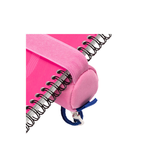 Oxford Schlamper-Rolle, Polyester, rund, klein, rosa