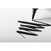 STAEDTLER Fasermaler pigment soft brush pen "Grey...