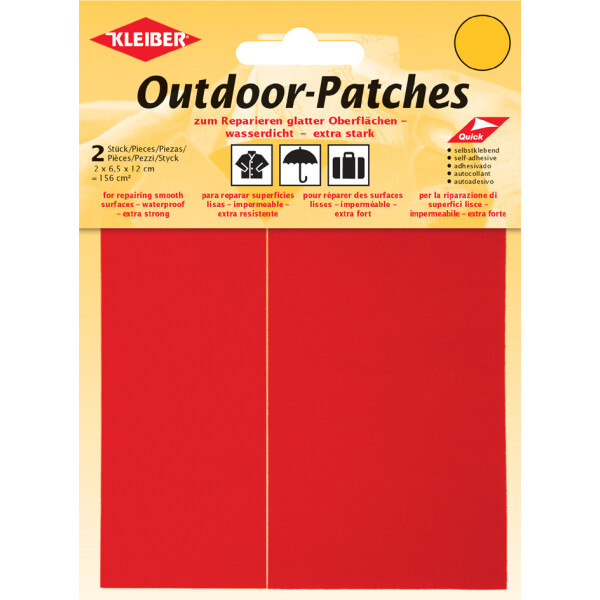 KLEIBER Outdoor-Patches, selbstklebend, 65 x 120 mm
