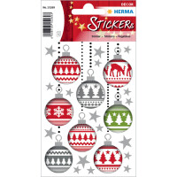 HERMA Weihnachts-Sticker DECOR "Christbaumkugeln"
