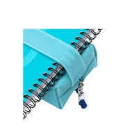 Oxford Schlamper-Etui, Polyester, rechteckig, klein, aqua