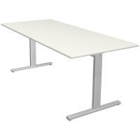 kerkmann Schreibtisch Form 2, (B)1.800 mm, weiß