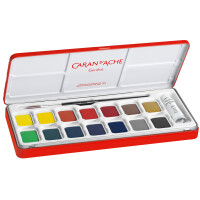 CARAN DACHE Gouache GOUACHE STUDIO, in Tabletten, 8er Etui