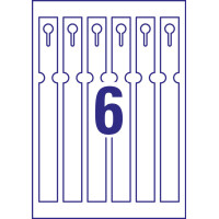 AVERY Zweckform Anhänger-Schlaufe, Folie, 250 x 25...