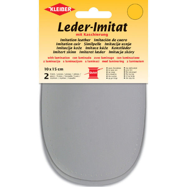KLEIBER Leder-Imitat mit Kaschierung, 100 x 150 mm, bordeaux