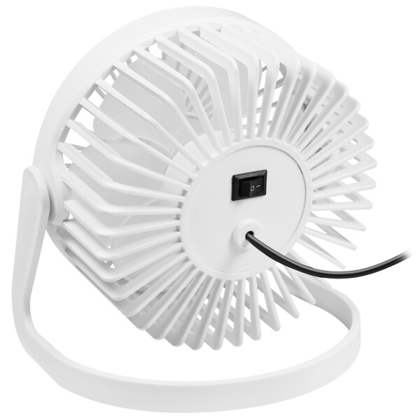 LogiLink USB-Schreibtisch-Ventilator, 30 dB, weiß