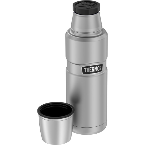 THERMOS Isolierflasche STAINLESS KING, 0,47 Liter, silber