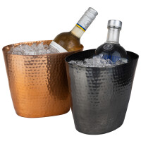 APS Wein- Sektkühler für 1 Flasche, schwarz