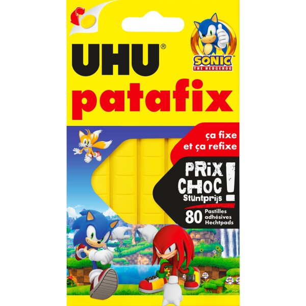 UHU Klebepads patafix Spongebob, wieder ablösbar, weiß