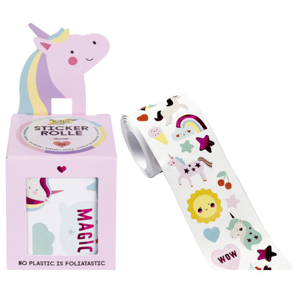 folia Sticker FLOWERS & BEES, auf Rolle, 4 m
