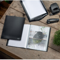 LEITZ Sichtbuch Recycle, A4, PP, mit 20 Hüllen, blau