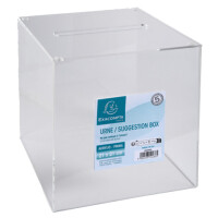 EXACOMPTA Aktionsbox, aus Acryl, glasklar