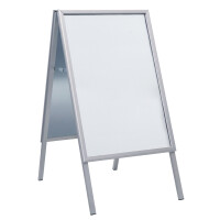 EUROPEL Plakatständer, wasserfest, B1, silber