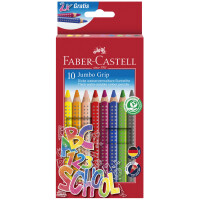 FABER-CASTELL Dreikant-Buntstifte Jumbo GRIP, Promoetui