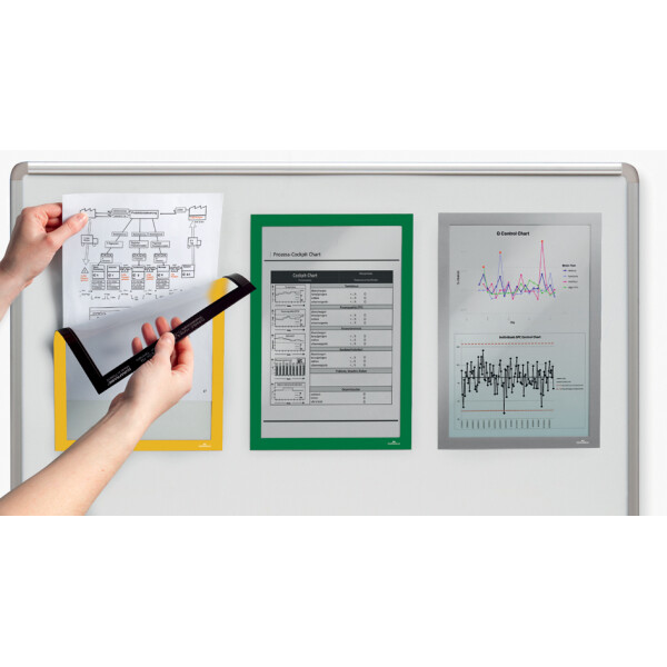 DURABLE Magnet-Rahmen DURAFRAME MAGNETIC, DIN A4, gr&uuml;n