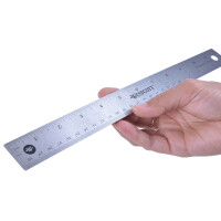 WESTCOTT Metall-Lineal mit Kork-Rückseite, Länge: 300 mm
