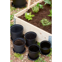 orthex Blumentopf CULTIVATE, Durchmesser: 140 mm, schwarz