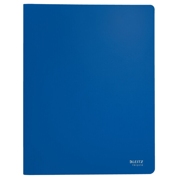 LEITZ Sichtbuch Recycle, A4, PP, mit 40 Hüllen, blau