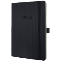 sigel Buchkalender Conceptum 2027, ca. DIN A5, schwarz