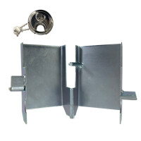 IWH Kastensicherung klappbar, mit Diskusschloss