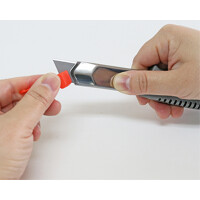 NT Cutter SL-700GP, Aluminium-Gehäuse, 18 mm, anthrazit