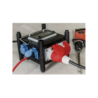 brennenstuhl Gummi-Stromverteiler, CEE, IP44, Kabel: 2 m