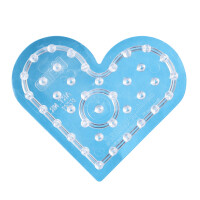 Hama Stiftplatte "kleines Herz", transparent