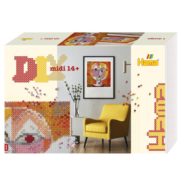 Hama Bügelperlen midi Art "Paul Klee", Geschenkpackung