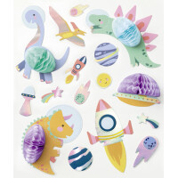 folia Wabenball-Sticker DINO-MITE