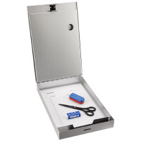 Läufer Formularhalter mit Box, aus Aluminium, DIN A4