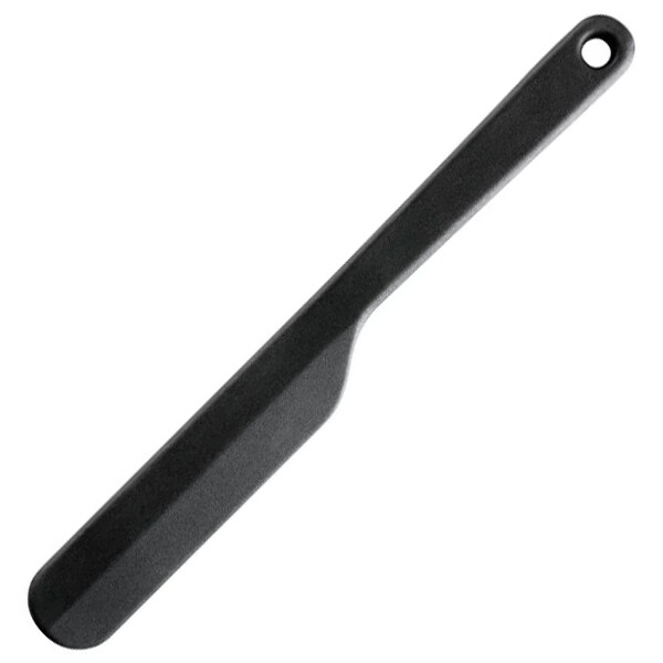 Gastro Max Silikonteigschaber, schmal, (B)30 mm, schwarz