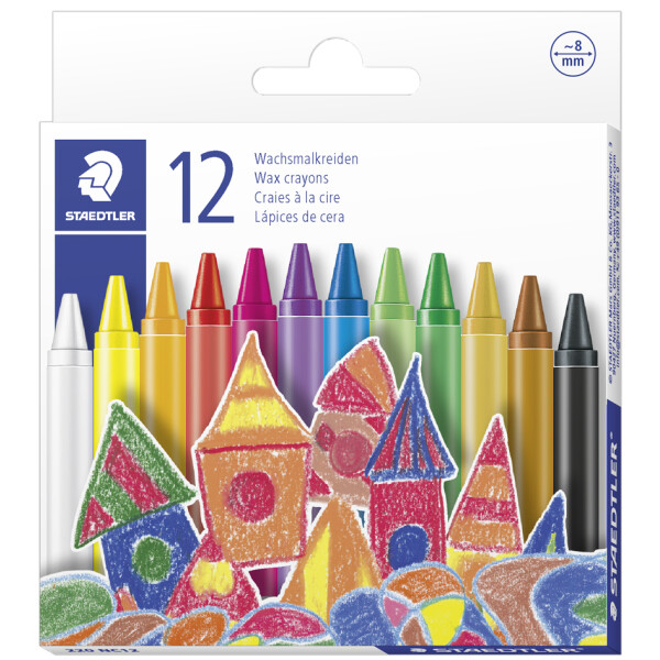 STAEDTLER Wachsmalkreide, 24er Kartonetui
